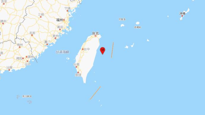 台湾花莲县海域发生5.2级地震，台北市区有震感