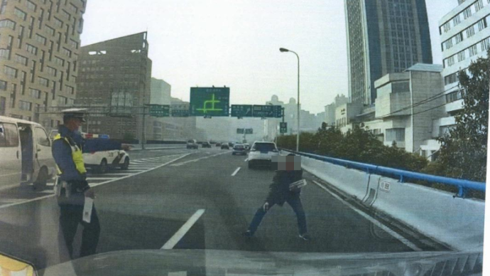 上海一小客车司机因不满交警处罚，在高架路上狂撒钉子被判刑