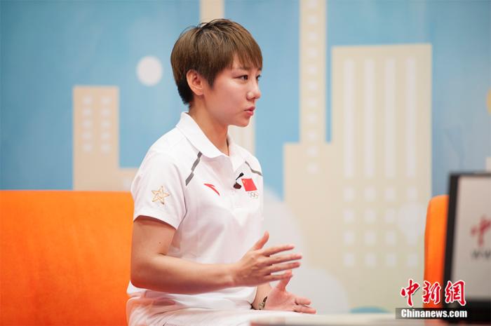 邓琳琳2016年接受中新社采访.中新网记者 翟璐 摄
