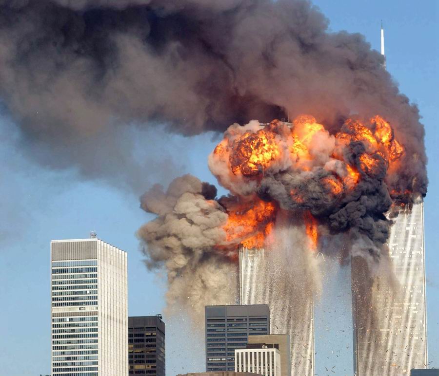 美国大楼全部爆炸图片