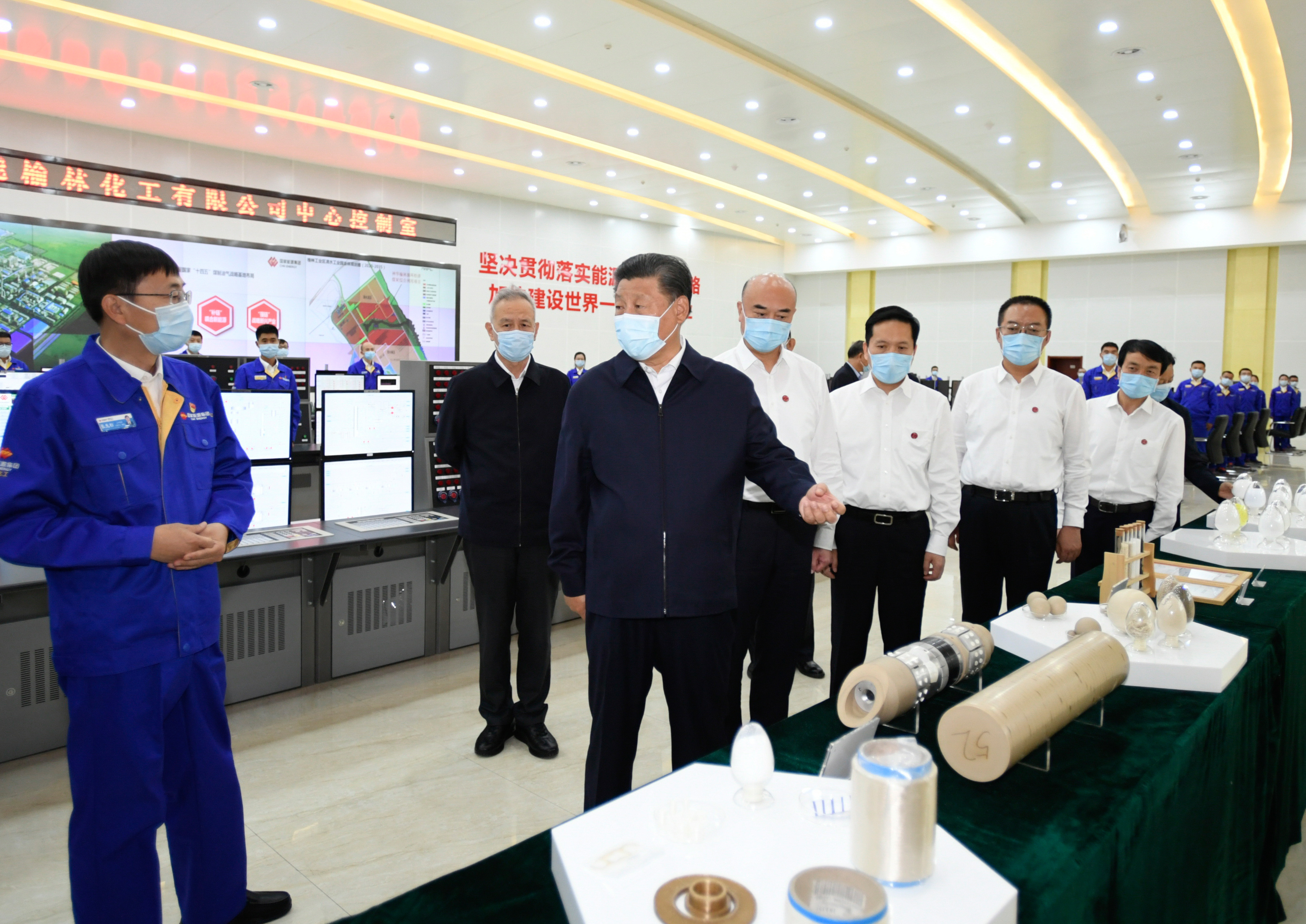 习近平在陕西榆林考察调研 中国政库 澎湃新闻 The Paper