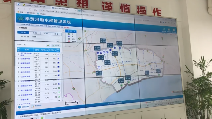 灿都丨直击上海沿海最大水闸：2500万立方米内河水从这排