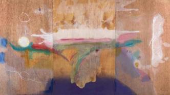 海伦·弗兰肯特尔的抽象艺术，是抒情的大自然意向