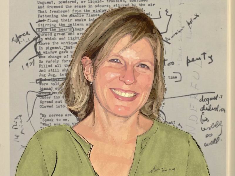 艾略特的第二任妻子,瓦莱丽不仅陪伴丈夫的晚年,给了他幸福的生活