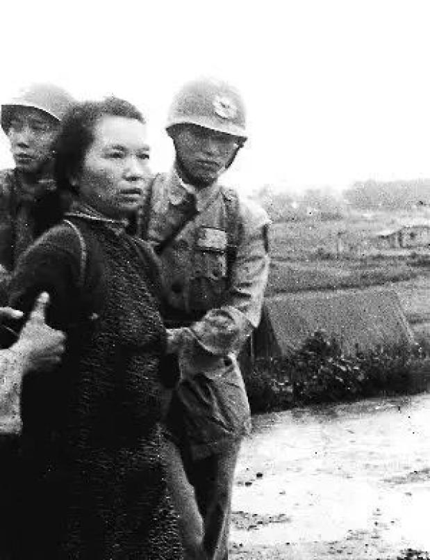 1950年6月,朱枫于台北马场町刑场就义