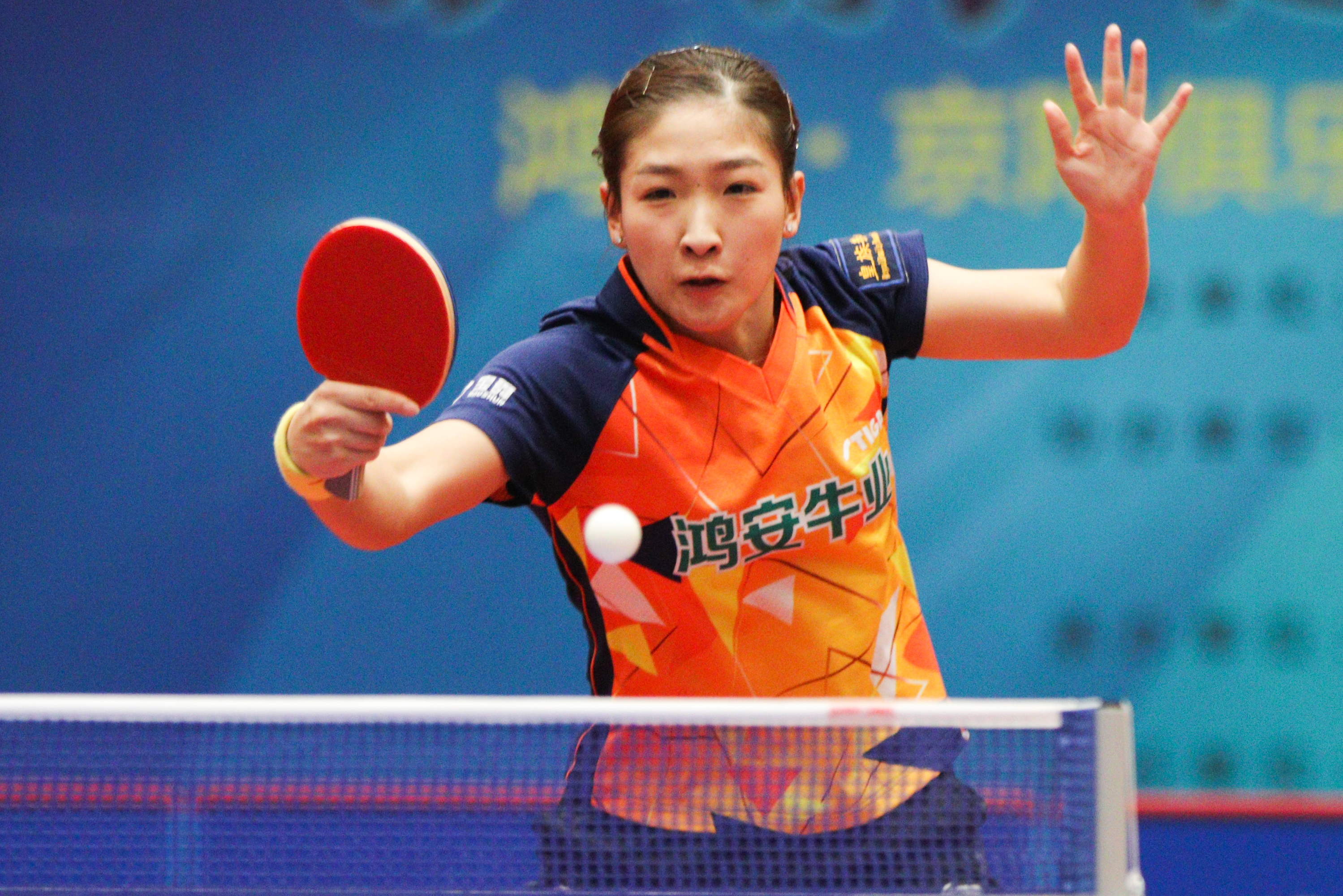 刘诗雯在此前乒乓联赛中。