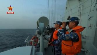 中国海军第38批护航编队国庆期间坚守亚丁湾