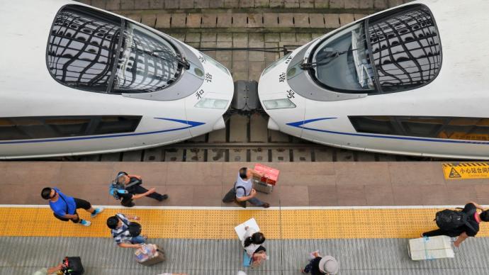 10月11日起鐵路上海站實行第四季度列車運行圖