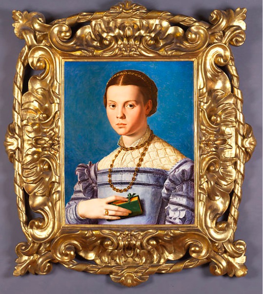 布龙齐诺，《女孩肖像》，1540-1541