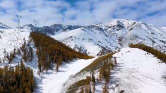 瞰见丨新疆哈密：白雪映天山