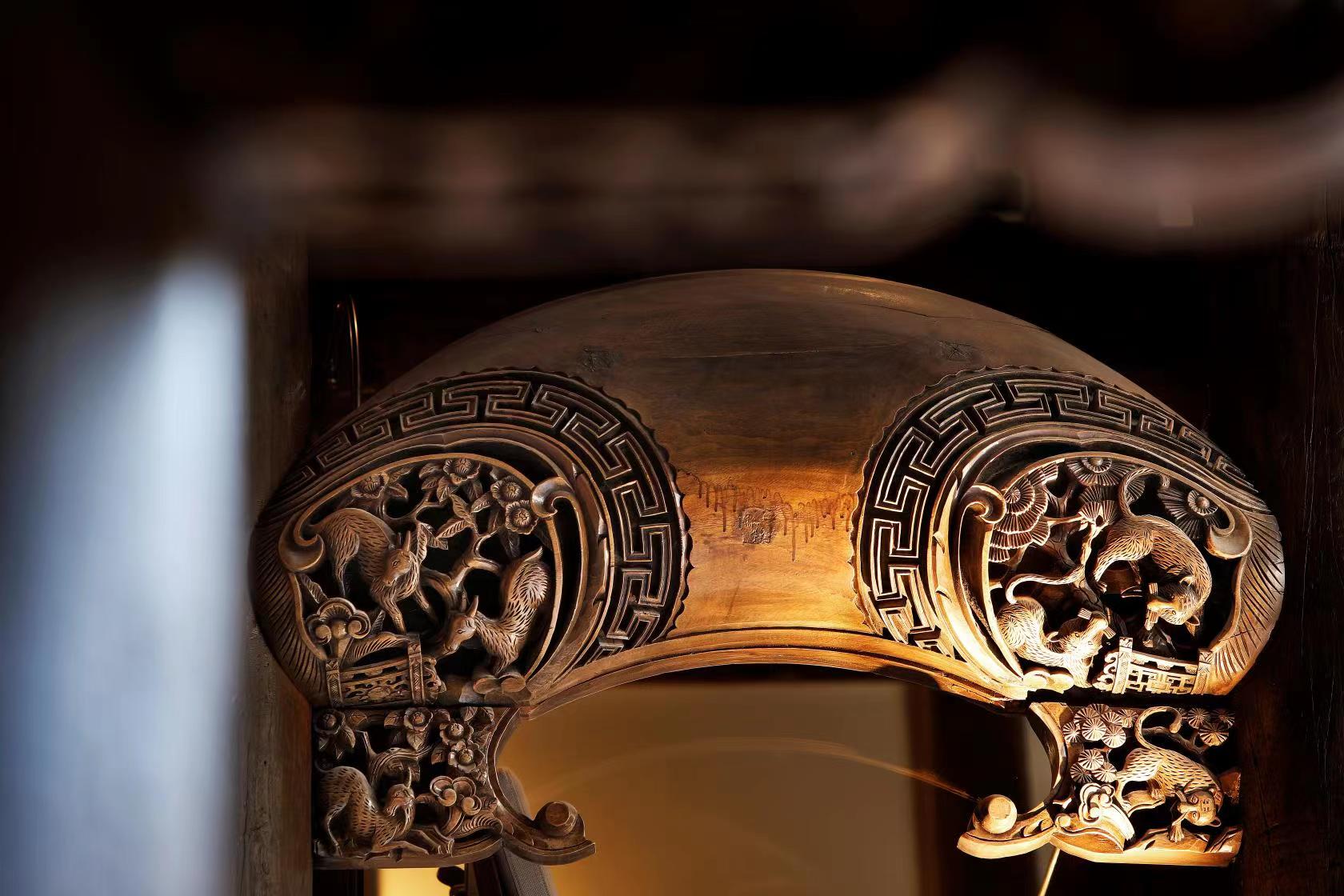 宰相府金丝楠木装饰