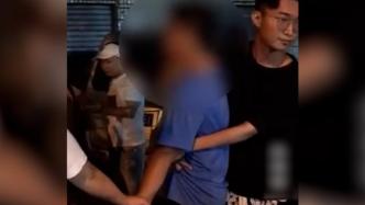 广西柳州一男子进女厕被市民控制，派出所：男子精神异常