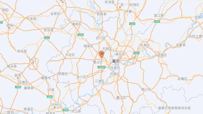 重庆沙坪坝3.2级地震，途经列车出现不同程度晚点