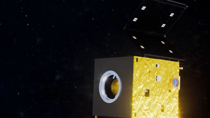 太陽Hα光譜探測與雙超平臺科學技術試驗衛星（動畫示意），圖片來自微信公眾號“中國航天科技集團”