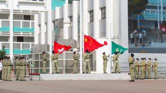香港海关以全中式步操举行结业会操，开创纪律部队先河