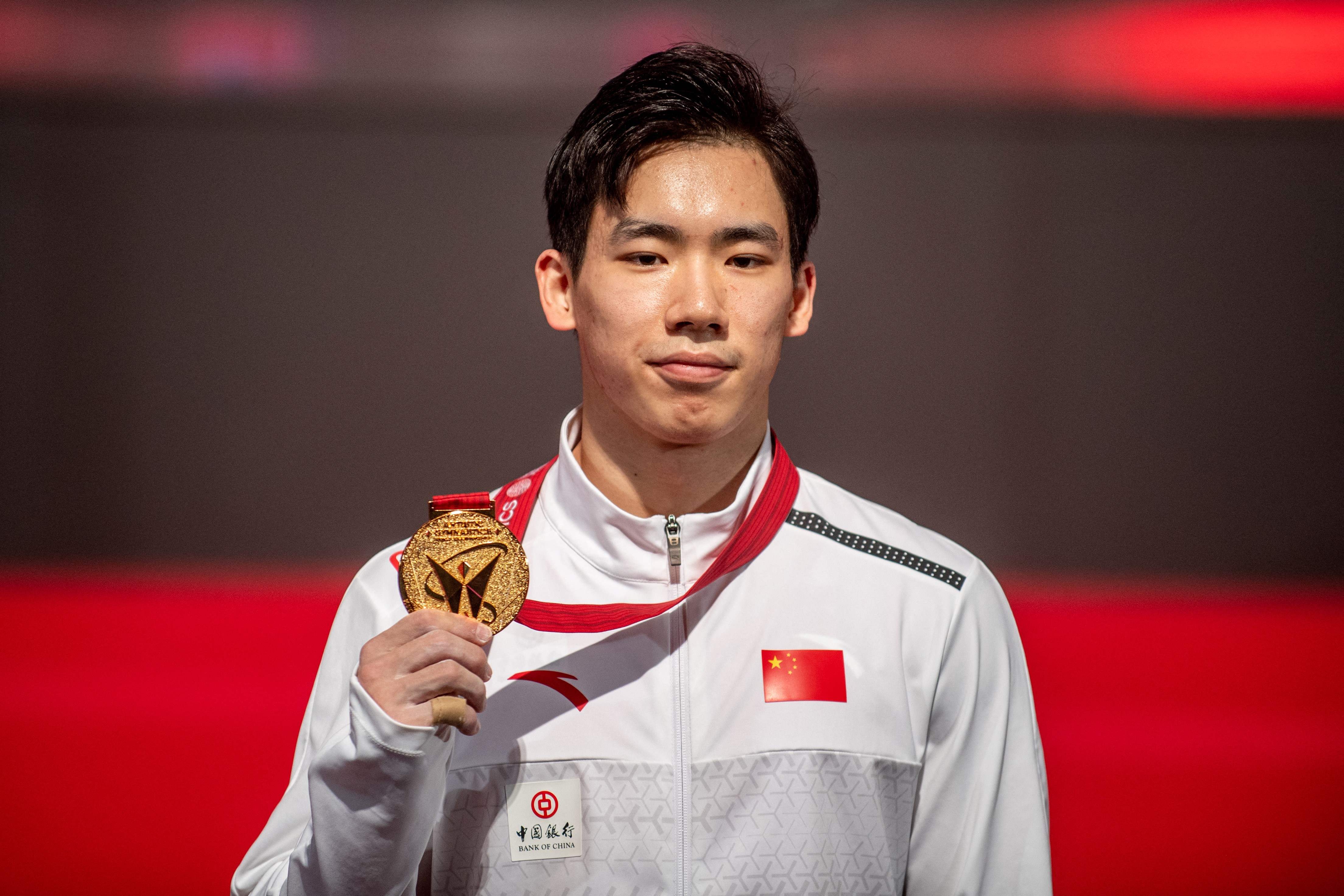 张博恒成为中国历史上第6位世锦赛全能冠军。