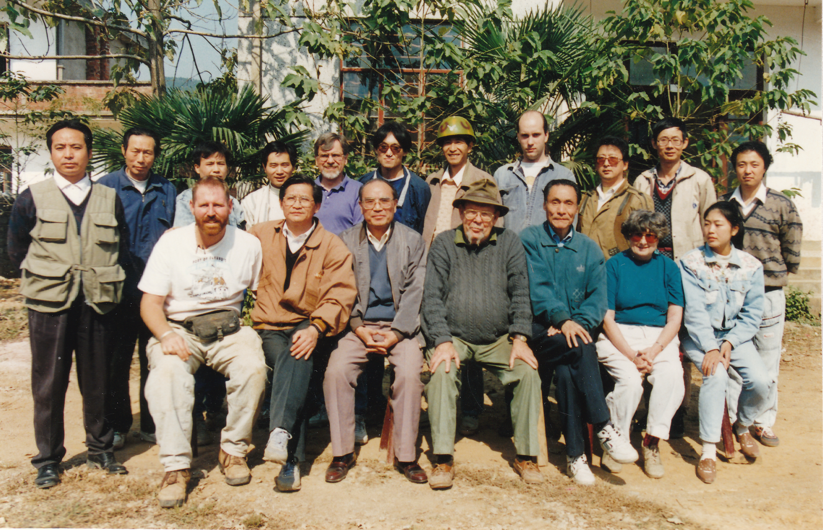 中美考古队1993年合影