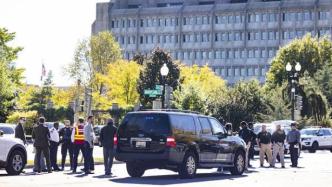 美国卫生部大楼受到炸弹威胁，警方疏散人员封锁道路