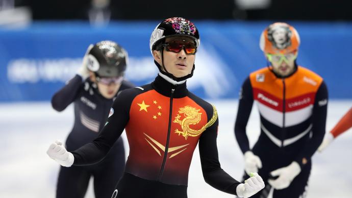 任子威短道速滑世界杯一千米奪冠，中國隊拿下1金3銀2銅