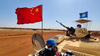 中国蓝盔高效完成靶场清理任务