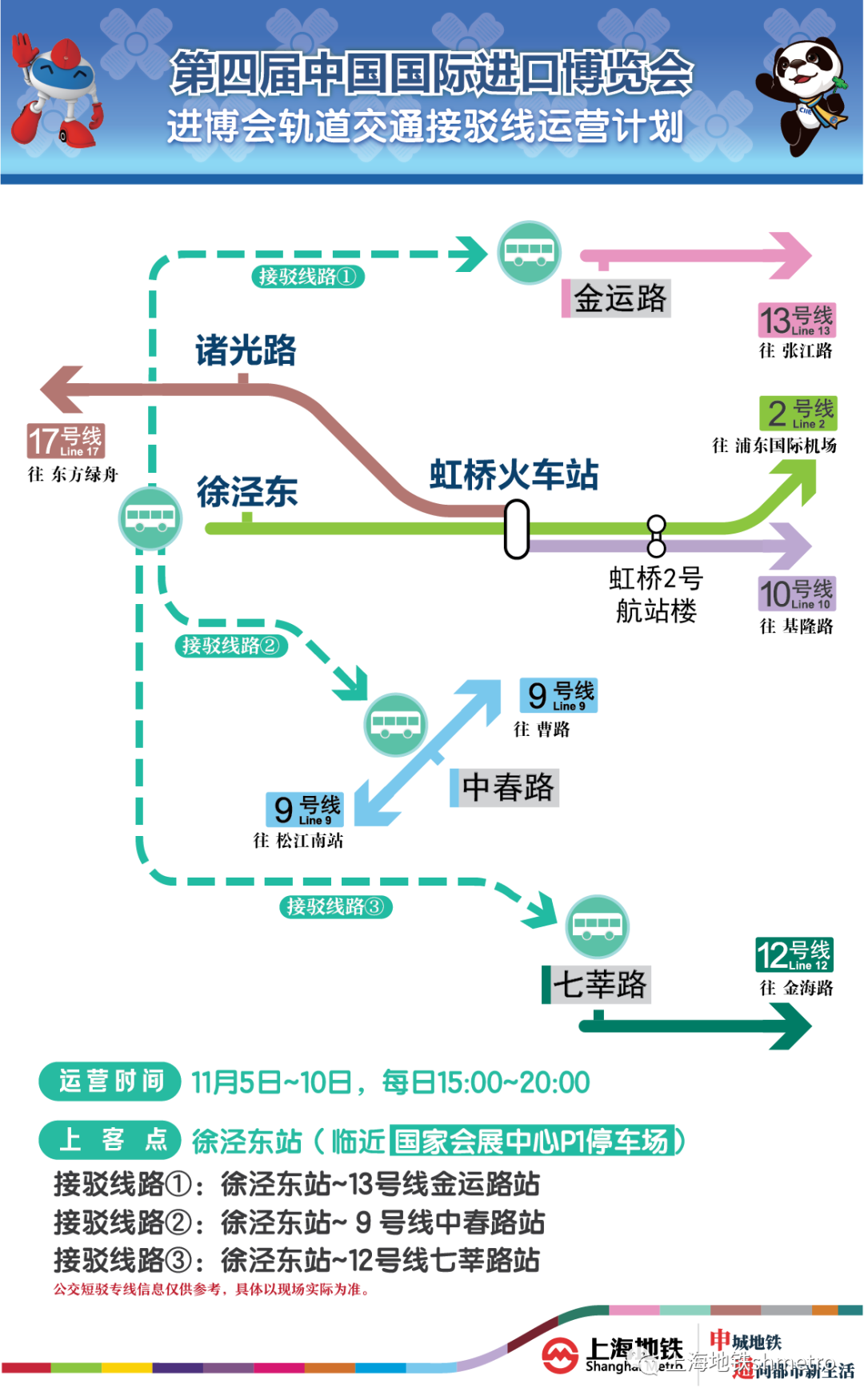 进博的热度上海的温度｜上海地铁这三条线将实施最高运力配置