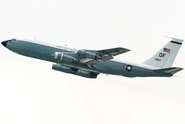 美国空军装备的WC-135W侦察机。
