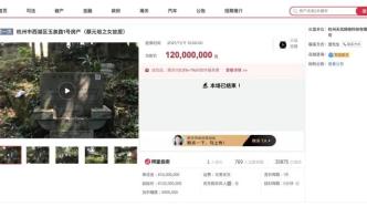 蔡元培长女西湖故居1.2亿元起拍价成交，系杭州市历史建筑