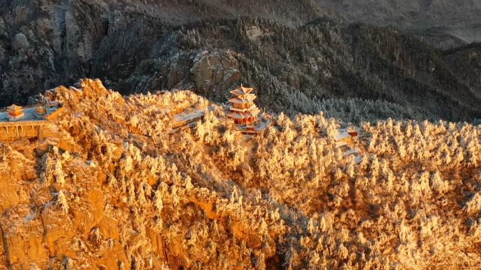 瞰见｜河南洛阳白云山：雪落成诗