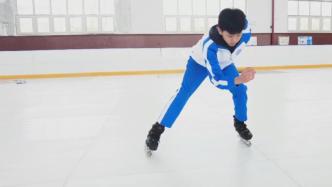 冬奥有我：13岁轮滑少年希望未来站上冬奥赛场