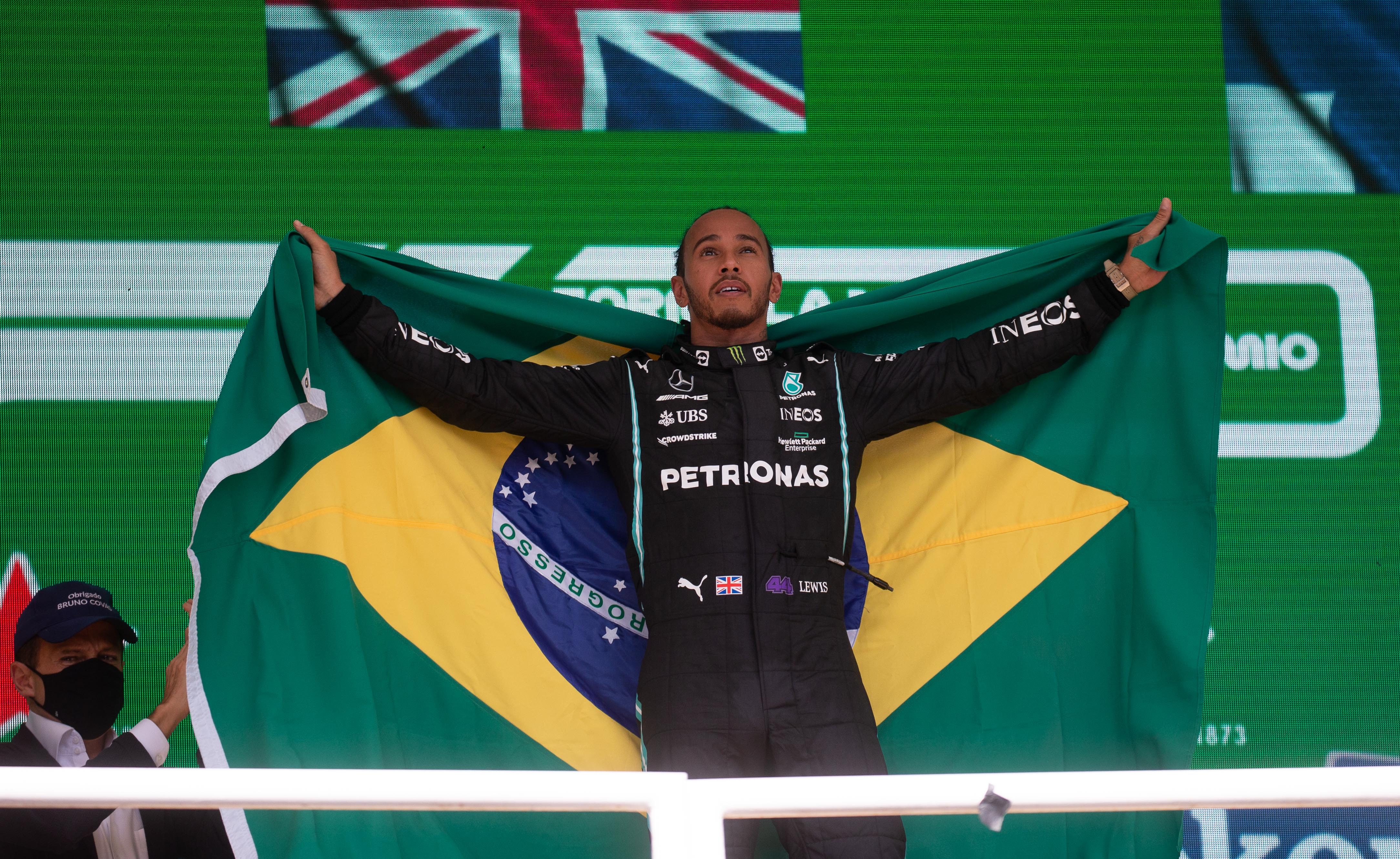 汉密尔顿f1巴西大奖赛夺冠.