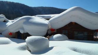 瞰见｜中国雪乡的“雪蘑菇”
