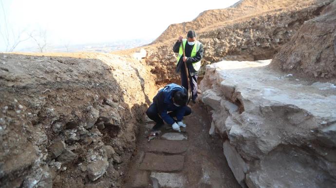 北京長城考古新發現：土邊長城敵臺包磚有了實物證據