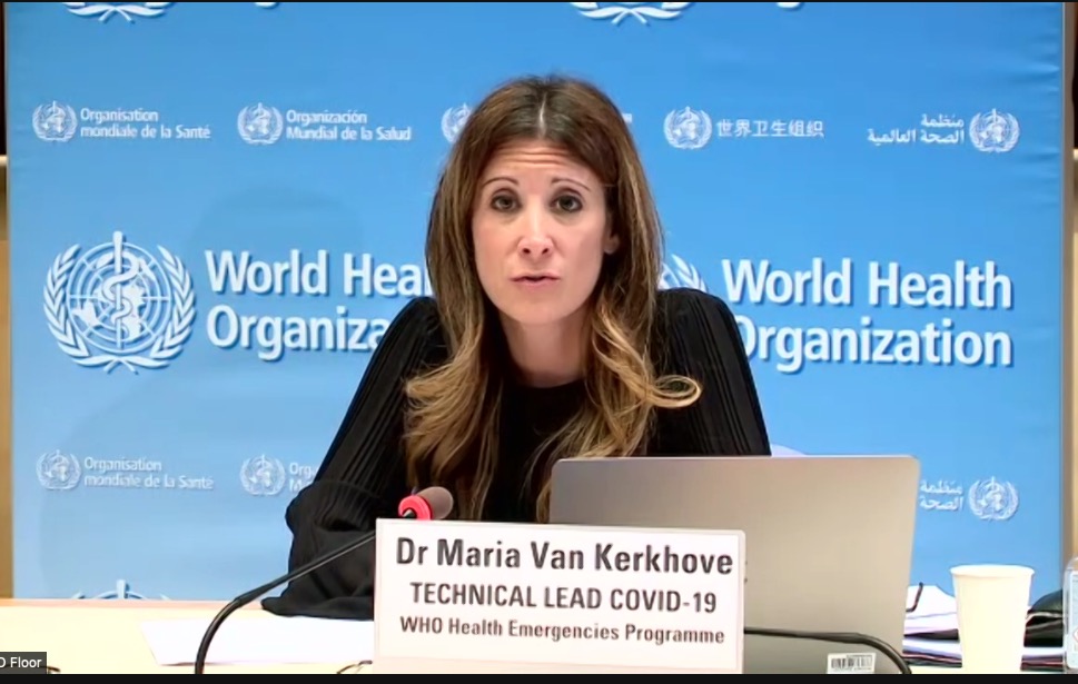 世卫新冠疫情应对技术主管玛丽亚·范·科霍夫（Maria Van Kerkhove）