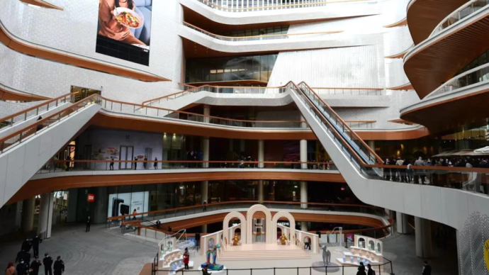 “久光”17年后再出新，上海静安区最大的购物中心今日开业