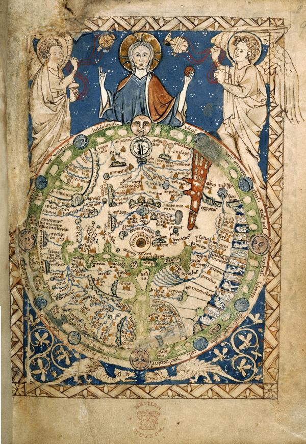 扫特尔地图（约1260）