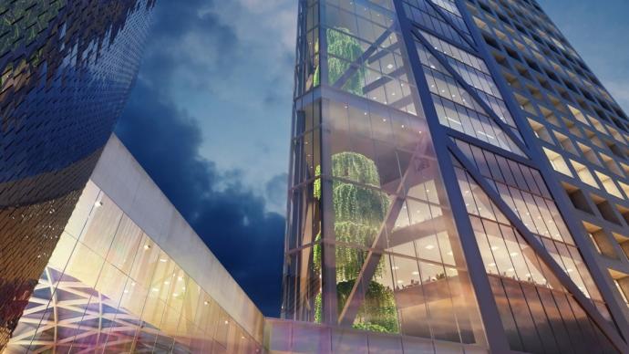 打造辦公室里的“城市綠洲”，凱德晶萃廣場辦公樓發布