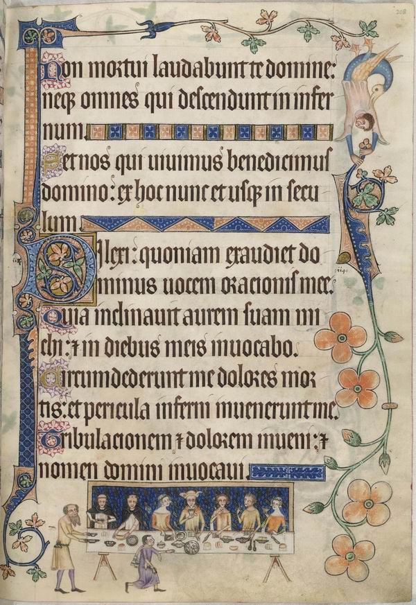中世纪欧洲手稿中的哥特字体
