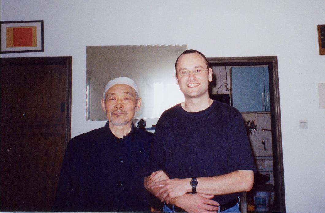 王家祐先生与作者 摄于2005年