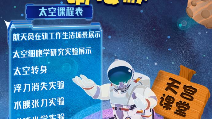 “天宫课堂”第一课12月9日在中国空间站开讲