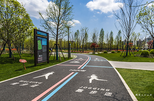 錦繡文化公園綠道 浦東新區生態環境局 供圖