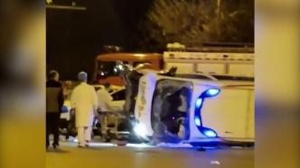 安徽定远一辆120急救车与私家车相撞，多人受伤