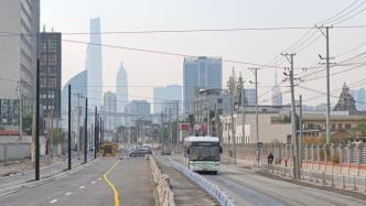 上海28路无轨电车线网实施优化，预计明年年中完工