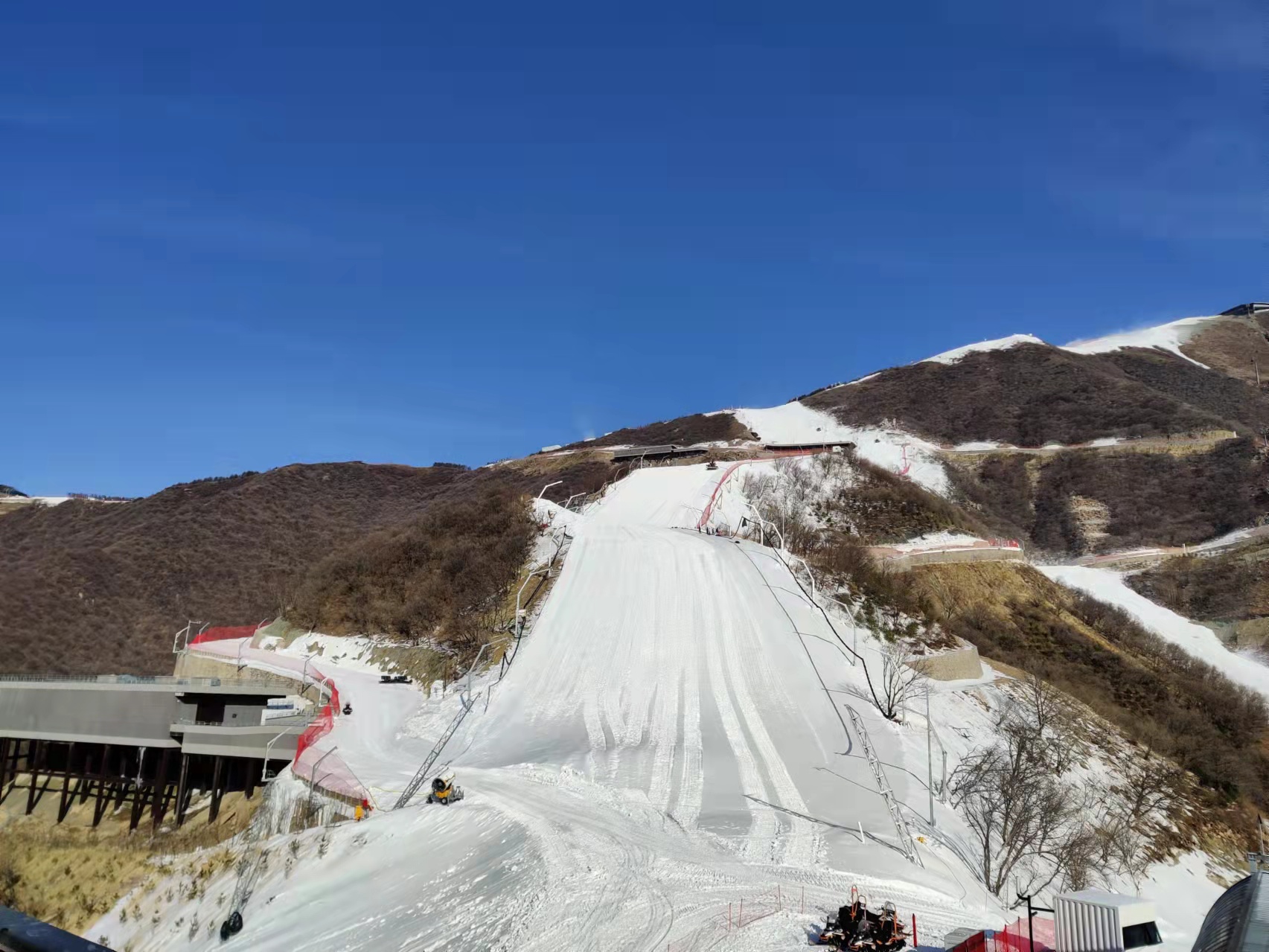 冬奥会滑雪道图片图片