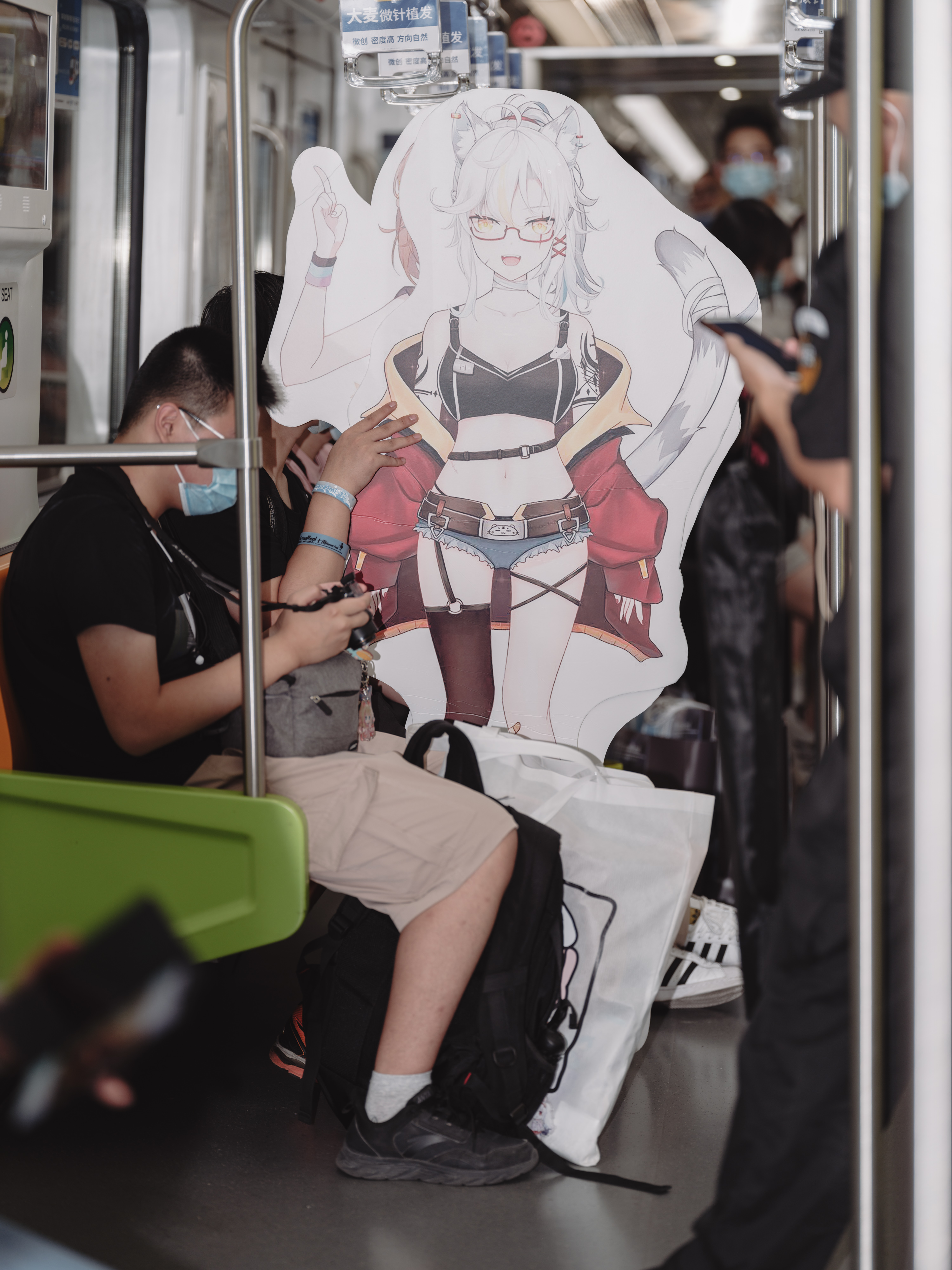 2021年7月，上海地铁。澎湃新闻记者 周平浪 图