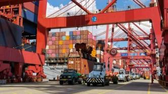 宁波港域各港区生产作业基本稳定，集卡专用通道闭环管控