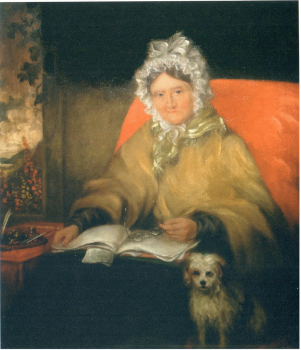 多萝西病中肖像，萨缪尔·克罗斯威特（Samuel Crosthwaite，1791-1868）绘于莱德尔山庄，1833年9月。