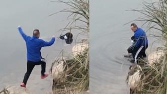 女孩落水兩男子跳河救人，救人者：做父親的不救心里過不去