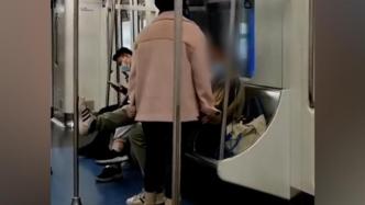 外籍男子不戴口罩脚踩扶手遭女子怒斥，港铁深圳回应