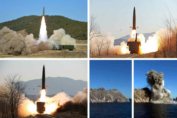朝鲜宣布于14日发射两枚战术导弹。（图源：劳动新闻）
