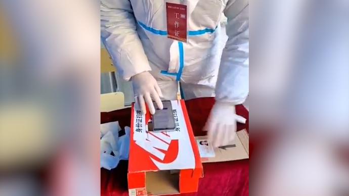 天津志愿者自制“核酸登记扫描器”：提升工作效率